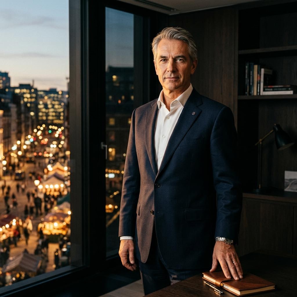 Henrik Lunde, bedriftsrådgiver i Oslo